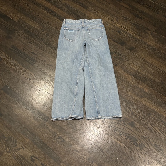 GANNI Jozey Light Blue Wide-Leg Jeans - Picture 5 of 10